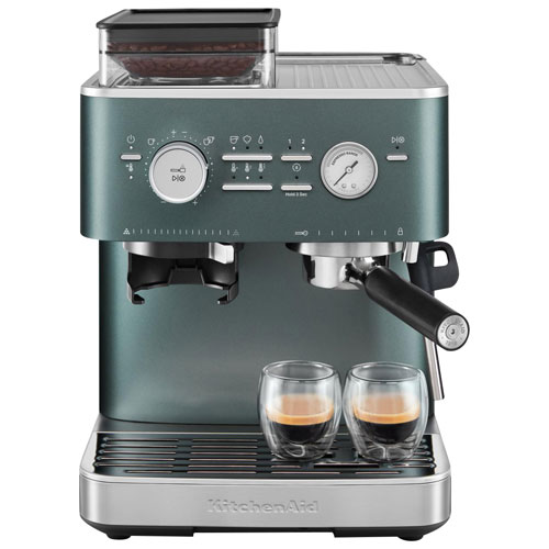 KitchenAid Semi-Automatic Espresso Machine with Coffee Grinder - Juniper