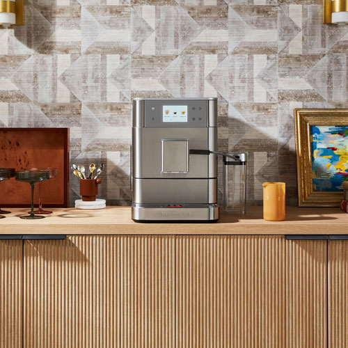 KitchenAid KES8557 Automatic Espresso Machine with Coffee Grinder & Automatic Milk Frothing - Stainless Steel