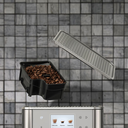 KitchenAid KES8557 Automatic Espresso Machine with Coffee Grinder & Automatic Milk Frothing - Stainless Steel