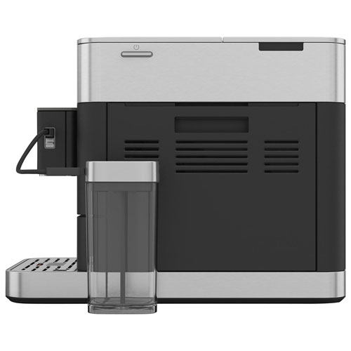 Machine à espresso automatique KES8557 de KitchenAid avec moulin à café et mousseur à lait automatique - Fonte noire