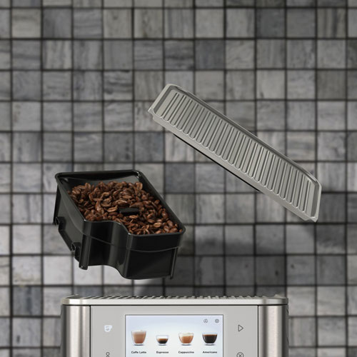 Machine à espresso automatique KES8558 de KitchenAid avec moulin à café et mousseur à lait automatique - Acier inoxydable