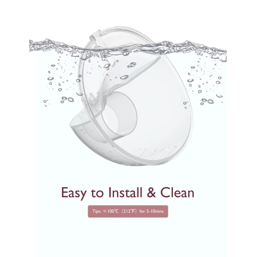 Momcozy Milk Collector for Momcozy M5, Original Momcozy M5 Breast Pump Replacement Accessories, 1 Pack