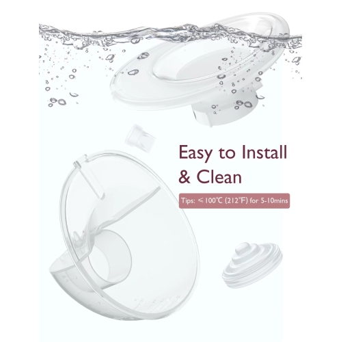 Momcozy Full Set Collector Cup Only for Momcozy M5, Original M5 Breast Pump Replacement Accessories