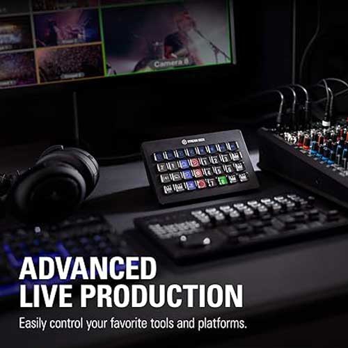 Elgato Stream Deck XL – contrôleur Studio avancé, 32 touches macro, déclenchez des actions dans des applications et des logiciels comme OBS, Twitch