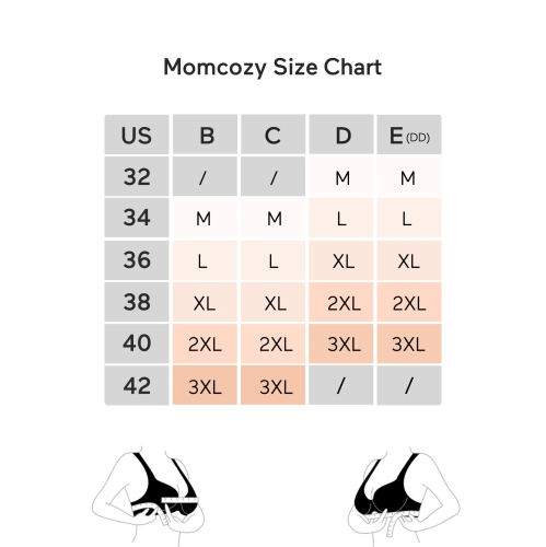 Momcozy Nursing Bras for Breastfeeding, YN21 Seamless Ultra Comfort Maternity Bra, Natural Shape, Pregnancy Sleep Bralette