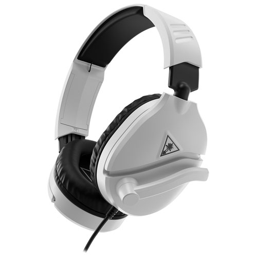 Casque de jeu Recon 70 de Turtle Beach pour PS5/PS4/Xbox Series X|S/Xbox One/PC - Blanc