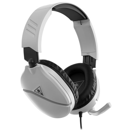 Casque de jeu Recon 70 de Turtle Beach pour PS5/PS4/Xbox Series X|S/Xbox One/PC - Blanc