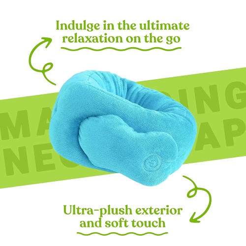 Housse de massage portative ajustable pour le cou et les épaules de Pursonic - Bleu