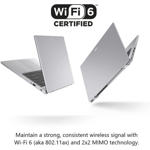 Acer Aspire 3 Slim Laptop | 15.6" Full HD IPS Display | AMD Ryzen 3 7320U Quad-Core Processor | AMD Radeon Graphics | 8GB LPDDR5 | 128GB NVMe SSD |