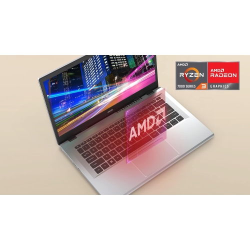 Acer Aspire 3 Slim Laptop | 15.6" Full HD IPS Display | AMD Ryzen 3 7320U Quad-Core Processor | AMD Radeon Graphics | 8GB LPDDR5 | 512GB NVMe SSD |