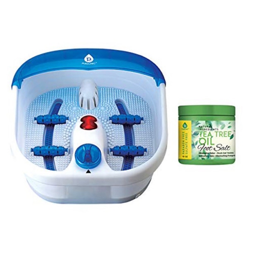 Pursonic Foot Spa Massager with Tea Tree Oil Foot Salt Scrub