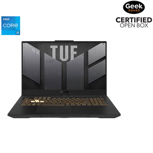 Boîte ouverte - Portable de jeu 17,3 po TUF Gaming F17 d'ASUS