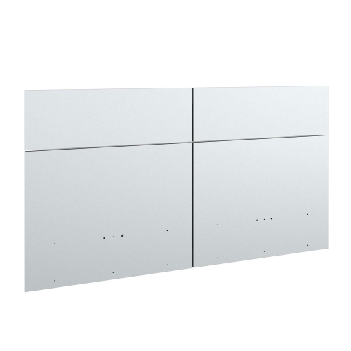 AUS-V - tête de lit laminée ZEN thermiquement fusible, grand lit, blanc