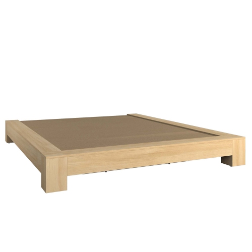 SUA-V - ZEN Thermally Fused Laminate Bed Base, Queen Size, Natural Beauty
