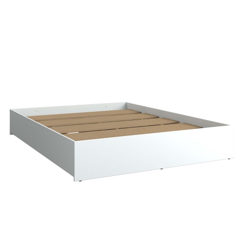 SUA-V - Ashton Thermally Fused Laminate Bed Base, Queen Size, White