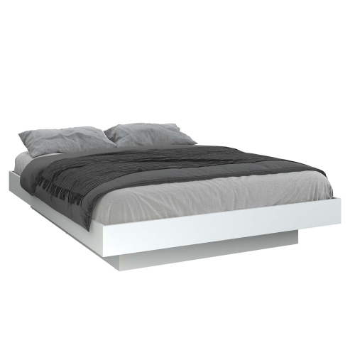 SUA-V - Kelly Thermally Fused Laminate Bed Base, Queen Size, White