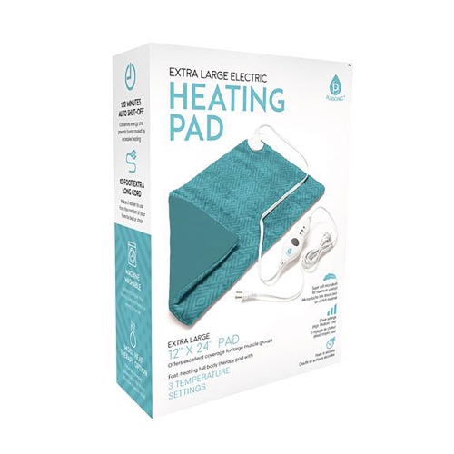 Pursonic Electric Heating Pad - Teal Pattern