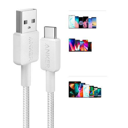 Anker Braided 1.8m USB-A to USB-C Cable (A81H6H21-5)