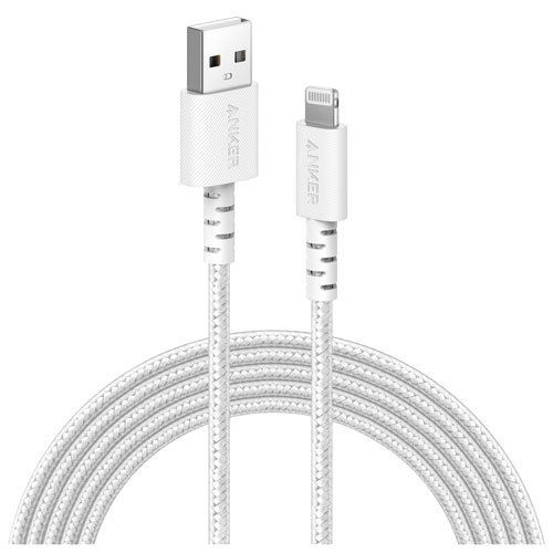 Câble tissé USB-A à Lightning de 1,8 m PowerLine Select+ d'Anker (A8013H22-5)