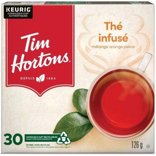 Tim Hortons Steeped Orange Pekoe Tea K-Cup Pods - Buy Online