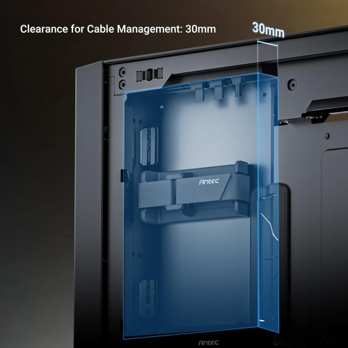 Antec Performance 1 FT, Full Tower, Temp Display, 4 x Storm T3 PWM Fans, Type-C, Dual TG Side Panels, Removable Top Bracket, High Airflow Mesh Front