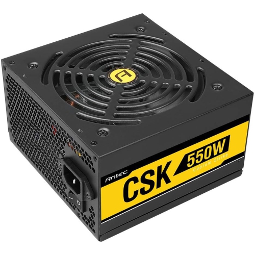 Antec Bronze Power Supply, CSK 550W 80+ Bronze Certified PSU, Continuous Power with 120mm Silent Cooling Fan, ATX 12V 2.31 / EPS 12V, Bronze Power