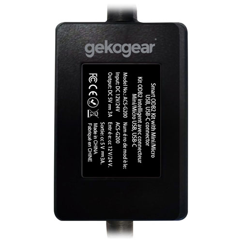 Ensemble de câblage intelligent OBD2 de GekoGear