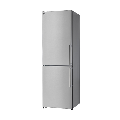 Forno Guardia 23.4-Inch Bottom Freezer Refrigerator Left Swing Stainless Steel, 10.8 cu.ft.