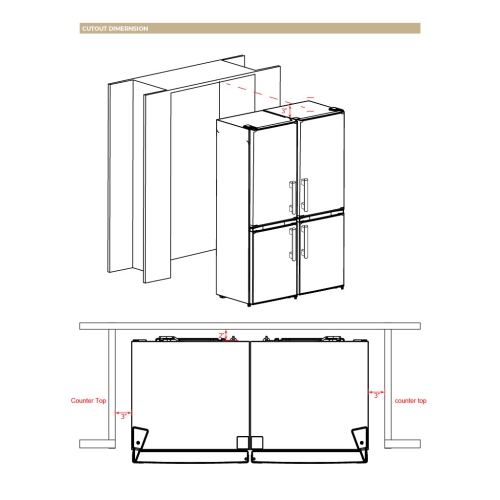 Forno Guardia 23.4-Inch Bottom Freezer Refrigerator Left Swing Stainless Steel, 10.8 cu.ft.