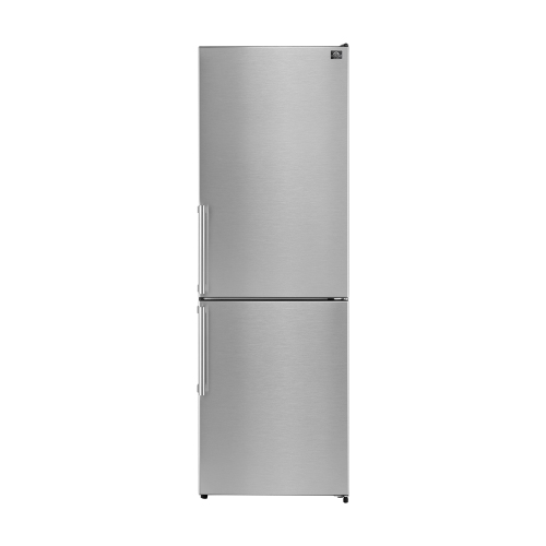 FORNO  Guardia 23.4-Inch Bottom Freezer Refrigerator Right Swing Stainless Steel, 10.8 Cu.ft