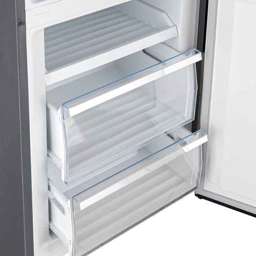 Forno Guardia 23.4-Inch Bottom Freezer Refrigerator Right Swing Stainless Steel, 10.8 cu.ft.