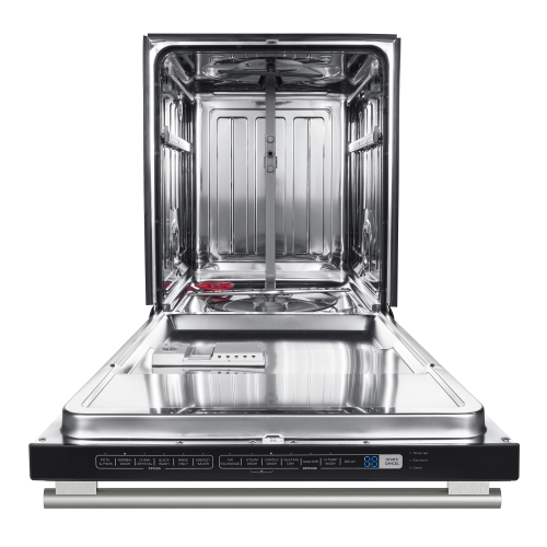 Lave-vaisselle encastrable de 24 po Pozzo de FORNO avec capacité de 14 couverts et 6 programmes de lavage - Blanc