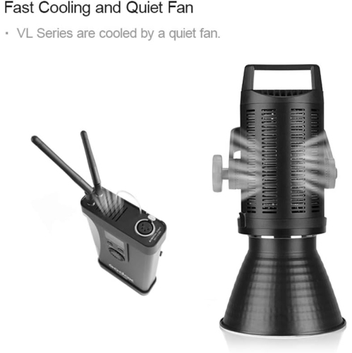 Boîte ouverte – Lampe DEL VL300 Godox avec sac de transport