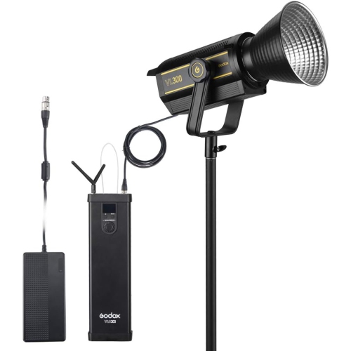 Boîte ouverte – Lampe DEL VL300 Godox avec sac de transport