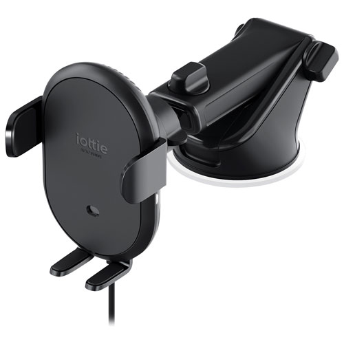 Support de chargement sans fil certifié Qi Auto Sense 2 d'iOttie pour tableau de bord et pare-brise