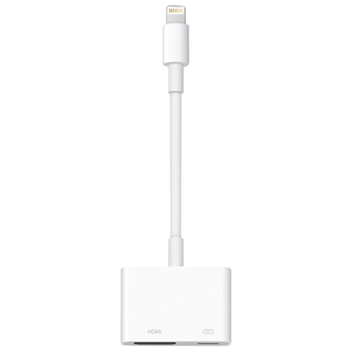 Image 1 de 2.. Adaptateur AV numérique Lightning vers HDMI/Lightning d'Apple remis à neuf, fabricant d'origine