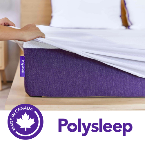 POLYSLEEP  Waterproof Mattress Protector | Antimicrobial Breathable Bed Cover With A Silverclear® Coating — Short Queen Size