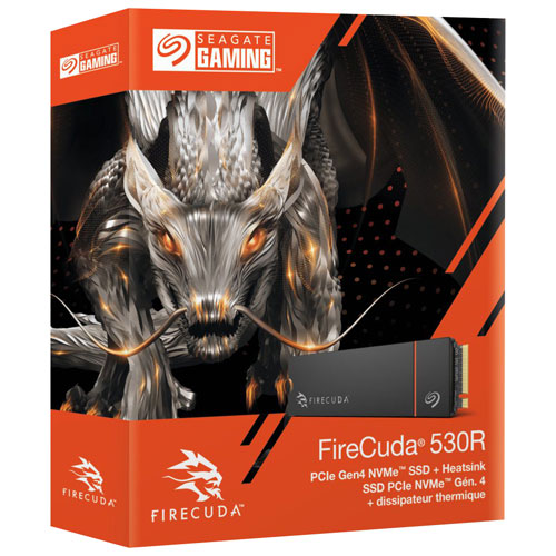Seagate FireCuda 530R Heatsink 4TB NVMe PCI-e Internal Solid State Drive