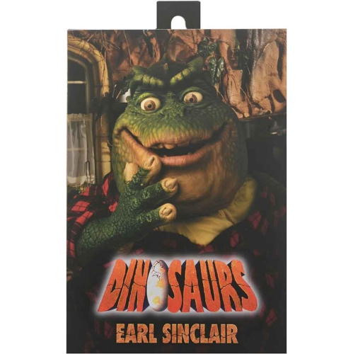 Ultimate Earl Sinclair Dinosaurs de NECA; figurine de télévision de 7 po