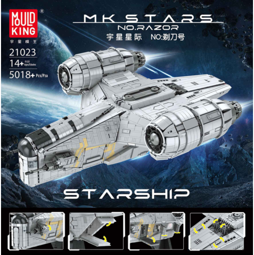 MOULD KING  21023 Star Destroyer - The Razer Starship Model Assembly Bricks