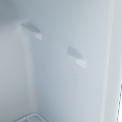 HOMCOM Compact Upright Freezer, 1.1 Cubic Feet Mini Freezer with Reversible Door, Removable Shelf, Adjustable Temperature for Home Office, Apartment,