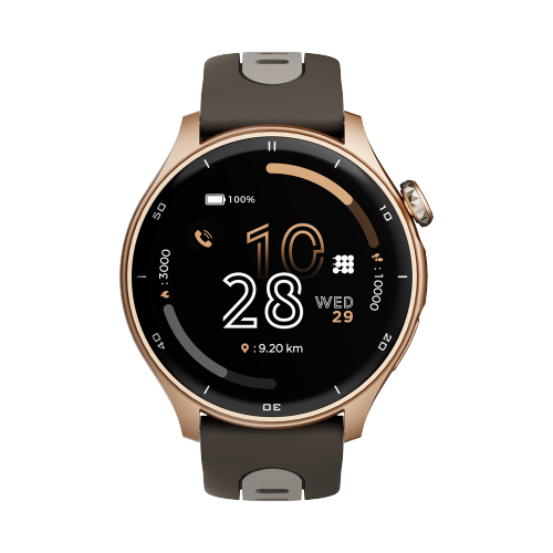 CUBITT  " Aura Pro Smartwatch / Fitness Tracker With 1.43"" Touch Amoled Brown"