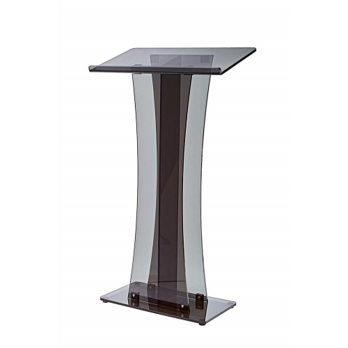 AdirOffice Black Acrylic Stand-Up Podium Lectern