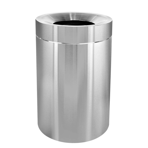 Alpine Industries 50 Gal. Stainless Steel Commercial Indoor Trash Can