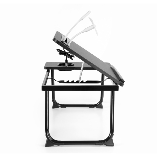 SHOPPINGALL Foldable Lap Desk for Bed – Table Stand with Angle Adjustment, Portable Sofa and Bed Tray - SA-LDB2