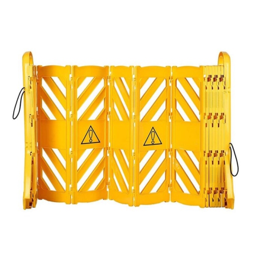 Alpine Industries 13 Ft. Expandable Portable Fence Barrier Safety Barricade