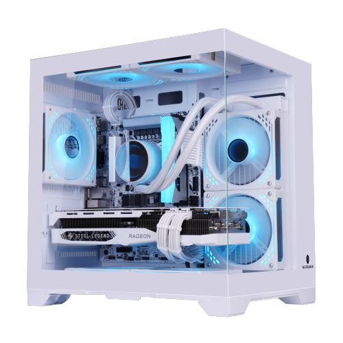 Image 1 of 9.. UNIWAY Gaming PC Desktop Ryzen7 5800X Nvidia RTX 5060 Ti, DLSS 4 - AI-Powered Performance, 1TB NVMe SSD, 32GB Ram, Window 11 Pro
