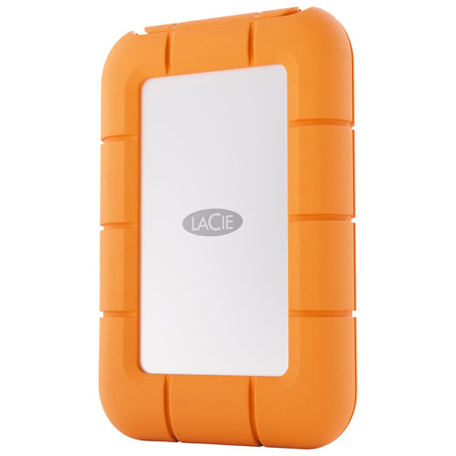 Disque SSD USB-C externe portatif 2 To LaCie Rugged Mini de Seagate