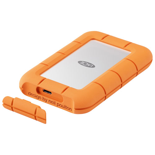 Disque SSD USB-C externe portatif 1 To LaCie Rugged Mini de Seagate