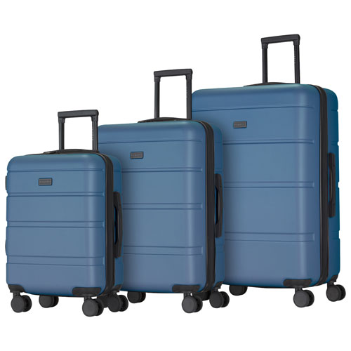 Bugatti Barcelona 3-Piece Hardside Luggage Set - Blue